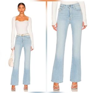 ❤️ NWT! LOVERS + FRIENDS GREYSON ULTRA HIGH RISE SLIM BOOT BOOTCUT JEANS, 12 (31